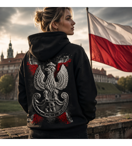 Damska bluza z kapturem ORZEŁ 2